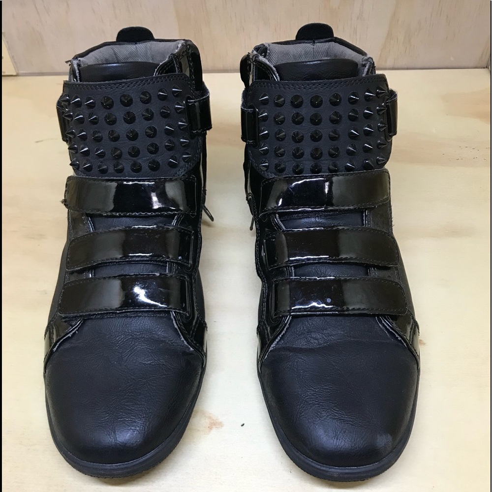 Black Spiked Aldo Sneakers